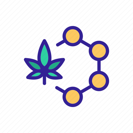 Cake, cannabis, cbd, ice, molecule, pie, product icon - Download on Iconfinder
