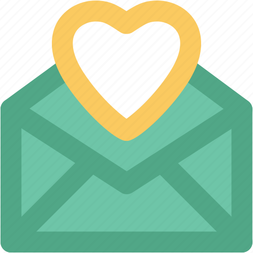 Envelope, heart, letter, love letter, valentine greeting icon - Download on Iconfinder