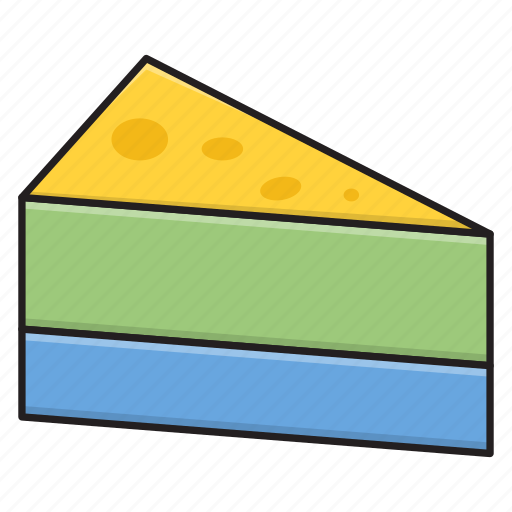 Sweets, cake, slice, food, pastry icon - Download on Iconfinder