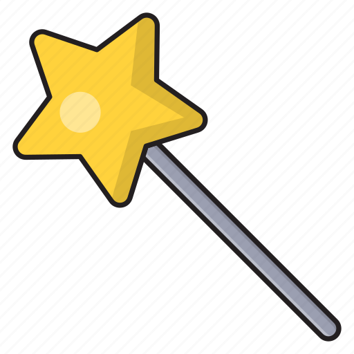 Wizard, wand, magic, party, stick icon - Download on Iconfinder