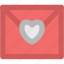 envelope, heart, letter, love letter, valentine greeting 