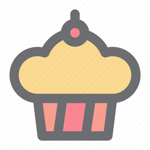 Birthday, celebration, cupcake, decoration, party, pie icon - Download on Iconfinder