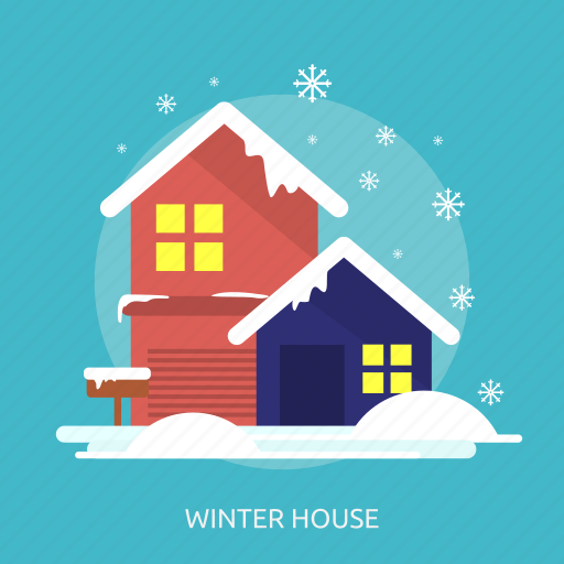 Cold, house, ice, snow, winter icon - Download on Iconfinder