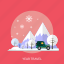 car, ice, mountain, snow, tree, winter, year travel 