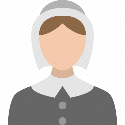 Pilgrim, woman, avatar, female, profile icon - Download on Iconfinder