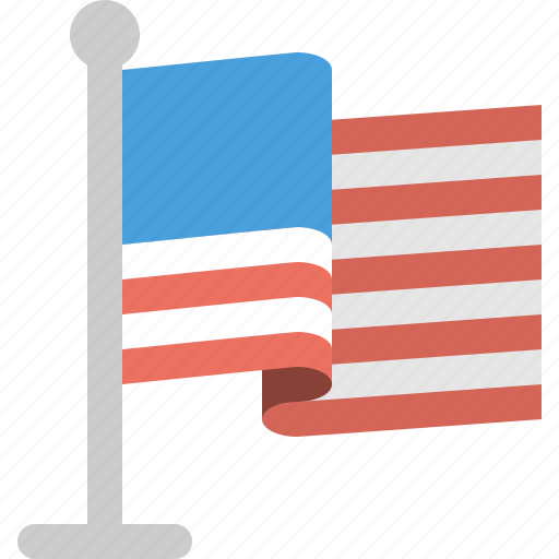 Flag, usa, country, location, marker, nation, national icon - Download on Iconfinder