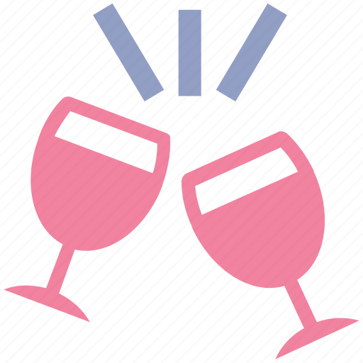 Alcohol, beverage, champagne, drink, toasting, wine, wine glass icon - Download on Iconfinder