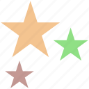 badges, christmas, decoration, party, rating, stars, three star
