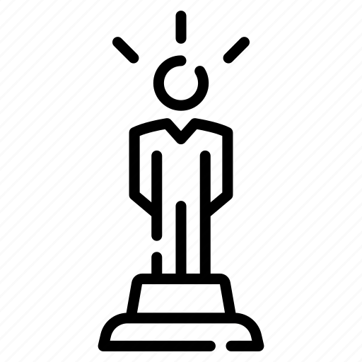 Award, prize, trophy, reward, decoration, celebrity, entertainment icon - Download on Iconfinder