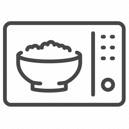 Warming, oatmeal, oats, meal, congee, porridge, microwave icon - Download on Iconfinder