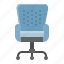 armchair, bench, chair, furniture, interior, office chair, stool 