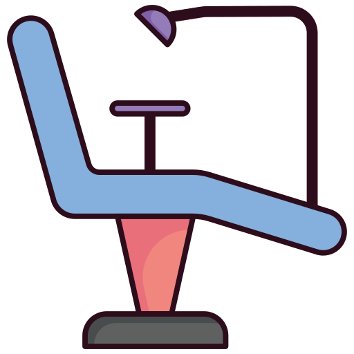 Filled, chair, dental, dentist, teeth, medical, armchair icon - Free download