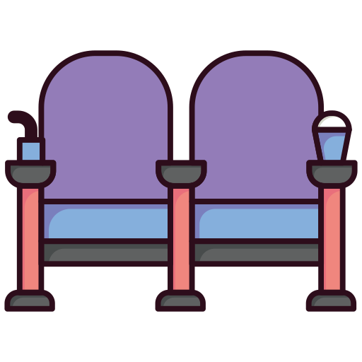 Filled, seat, sofa, interior, armchair, decor, home icon - Free download