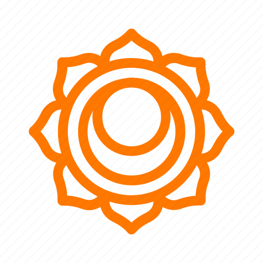 Chakra, meditation, sacrum, spiritual, svadhisthana, symbols, yoga icon - Download on Iconfinder