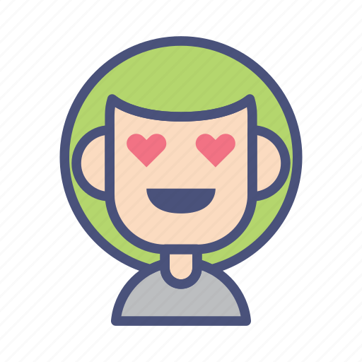 Afro, avatar, character, love, people, profile, user icon - Download on Iconfinder