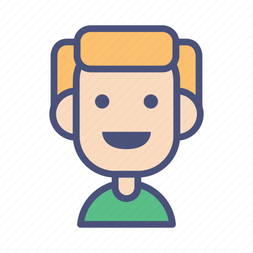 Avatar, character, people, smile, emoticon, male, profile icon - Download on Iconfinder