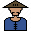 asian, avatar, chinese, fisherman, man, old, people