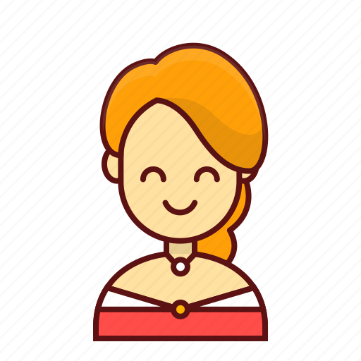 Beautiful, character, girl, lady, party, person, user icon - Download on Iconfinder
