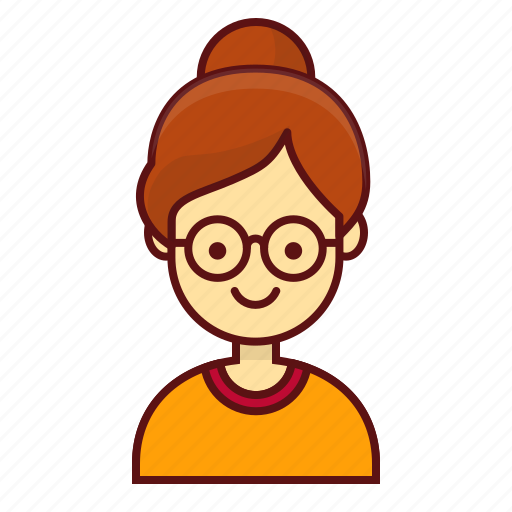 Character, girl, person, school, student, teacher, user icon - Download on Iconfinder