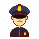 character, man, officers, person, police, user