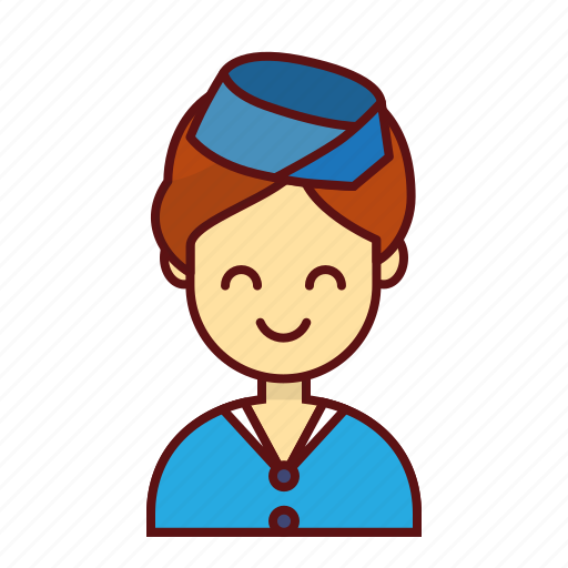 Air, character, hostess, person, planes, user, women icon - Download on Iconfinder
