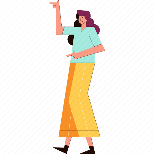 Female, woman, person illustration - Download on Iconfinder