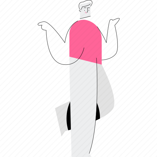 Man, male, person illustration - Download on Iconfinder