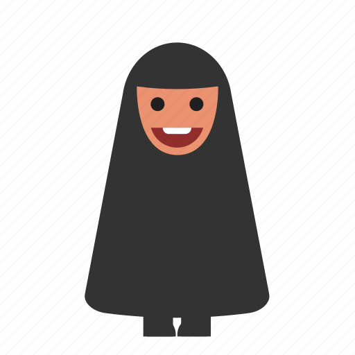 Eastern, laughing, middle, smiling, woman, women, female icon - Download on Iconfinder