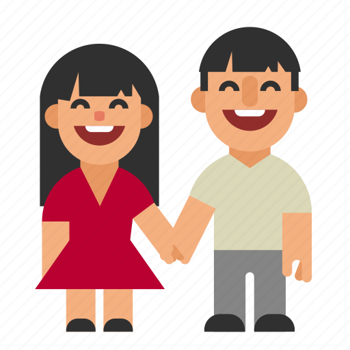 Asian, couple, laughing, man, people, smiling, woman icon - Download on Iconfinder