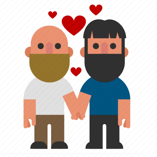 Couple, gay, love, lovers, pair, two, men icon - Download on Iconfinder