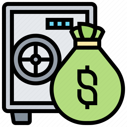 Money, safe, saving, treasure, vault icon - Download on Iconfinder