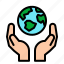 charity, earth, ecological, hands, world 