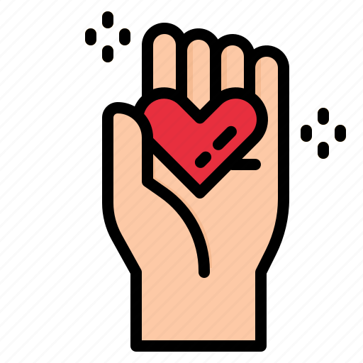 Charity, help, love, romance, volunteer icon - Download on Iconfinder