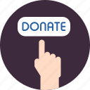 charity, charityicons, click, donate, help, save, support