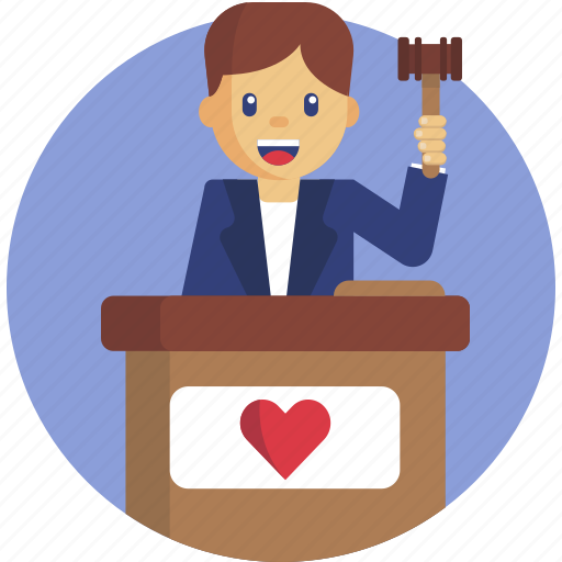 Court, justice, hammer, charity, judge icon - Download on Iconfinder