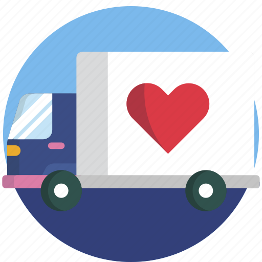 Lorry, truck, transportation, charity, delivery icon - Download on Iconfinder