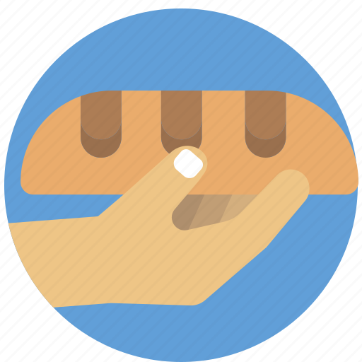 Hands, share, donate, bread, food, give, charity icon - Download on Iconfinder