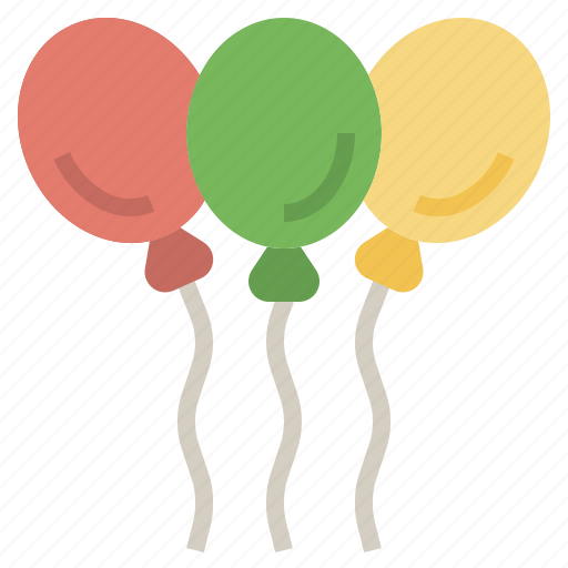 Balloons, birthday, celebration, decoration, new, party, year icon - Download on Iconfinder