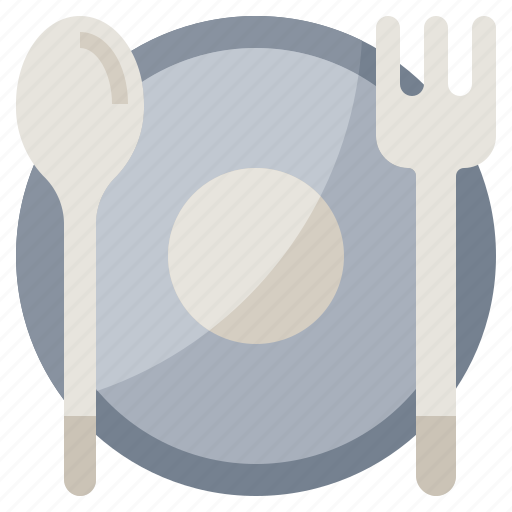Dinner, dish, food, fork, knife, plate, restaurant icon - Download on Iconfinder