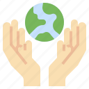 earth, hand, map, planet, sphere, world