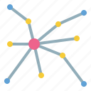 branch, chart, data, network