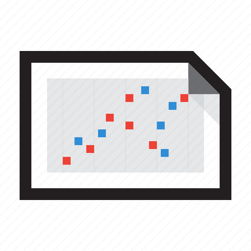 Chart, data, map, plot, scatter icon - Download on Iconfinder