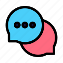 bubble, chat, comment, message, speech