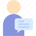 user, chat, bubbles, communications, users, computer
