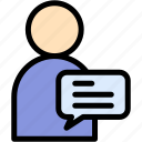 user, chat, bubbles, communications, users, computer
