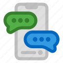 sms, message, imessage, speech bubbles, mobile