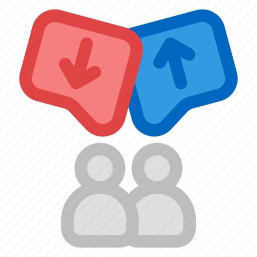 Disagreement, dispute, argument, opinion, speech bubbles icon - Download on Iconfinder