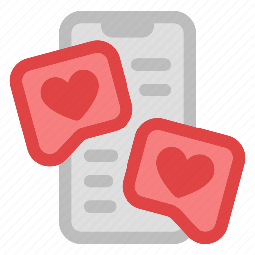 Love, speech bubbles, heart, flirt icon - Download on Iconfinder