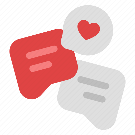 Love, heart, reaction, like, messages icon - Download on Iconfinder