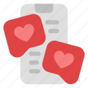 love, heart, messages, chat, messaging